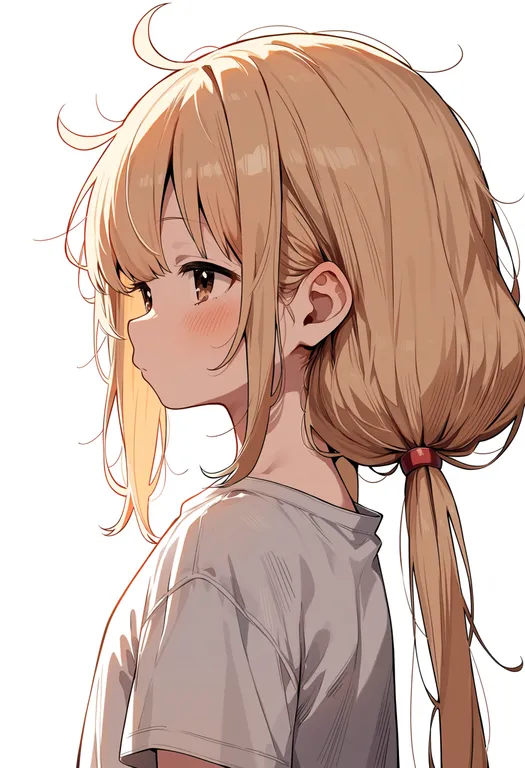 masterpiece, best quality, score_7, safe, futaba anzu, solo, upper body, simple background — by k3scat, made with ComfyUI