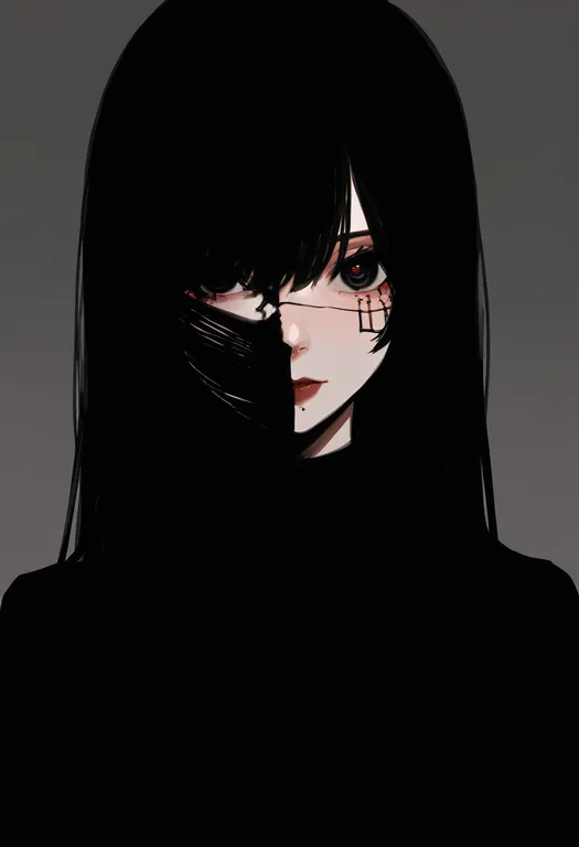 masterpiece, best quality, newest, absurdres, highres, safe, facial_mark, 1girl, solo, simple_background — by k3scat, made with ComfyUI