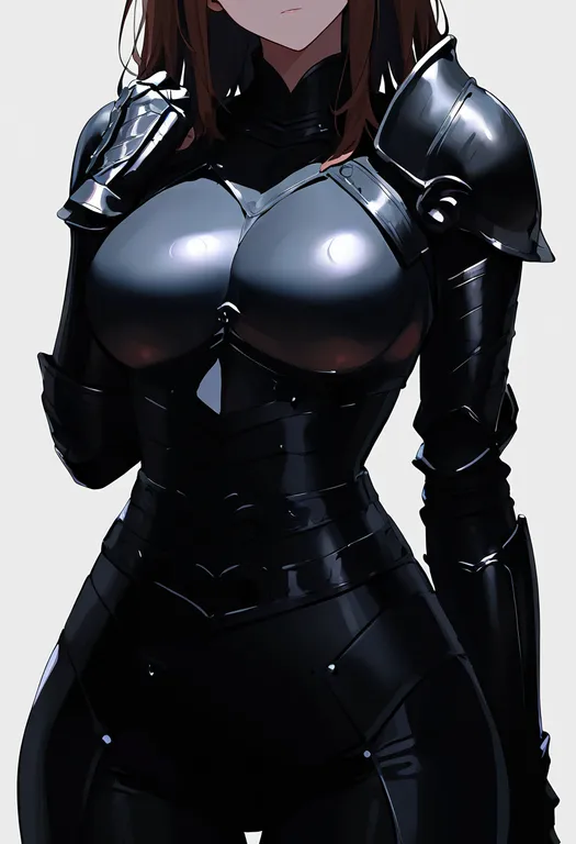 masterpiece, best quality, newest, absurdres, highres, safe, boobplate, 1girl, solo, simple_background — by k3scat, made with ComfyUI