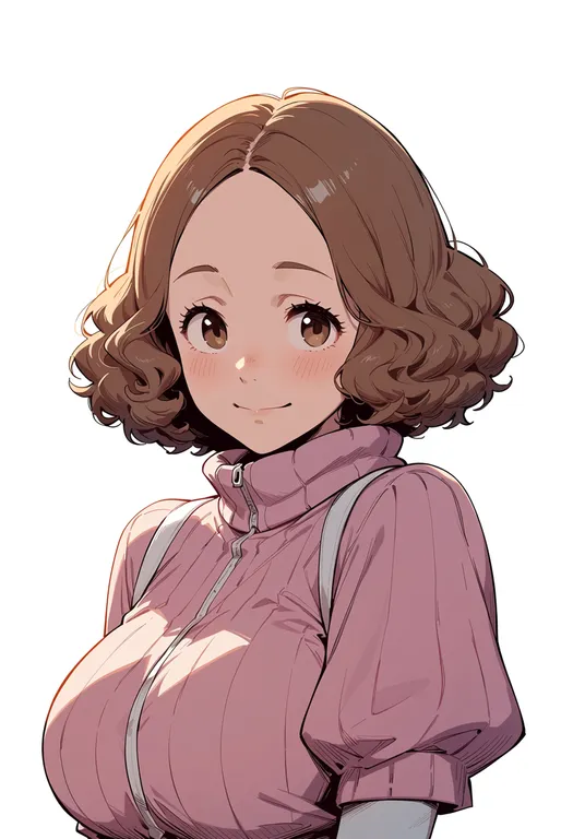 masterpiece, best quality, score_7, safe, okumura haru, solo, upper body, simple background — by k3scat, made with ComfyUI