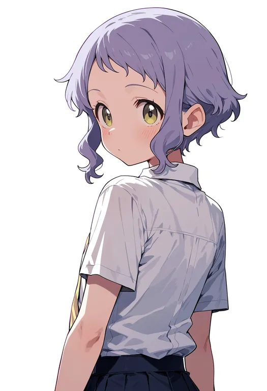 masterpiece, best quality, score_7, safe, makabe mizuki, solo, upper body, simple background — by k3scat, made with ComfyUI
