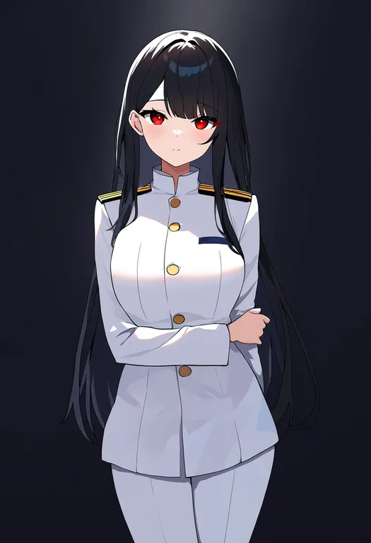 masterpiece, best quality, newest, absurdres, highres, safe, naval_uniform, 1girl — by k3scat, made with ComfyUI