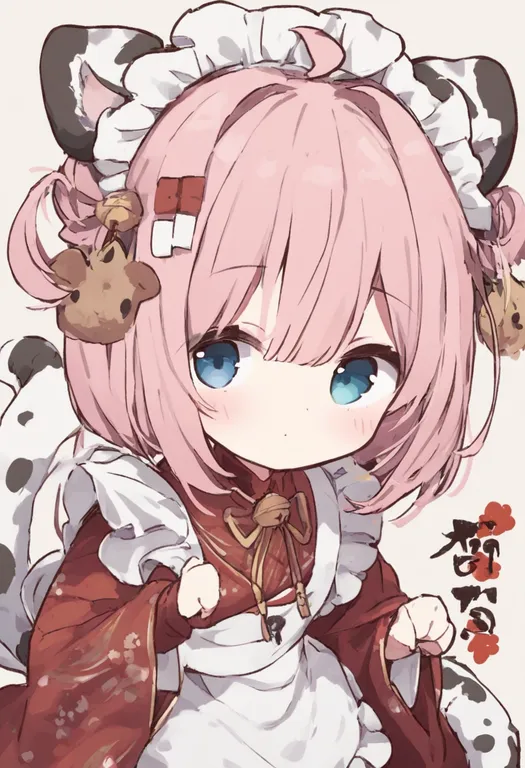 masterpiece, best quality, general, chinese zodiac, 1girl, solo, simple background — by k3scat, made with ComfyUI