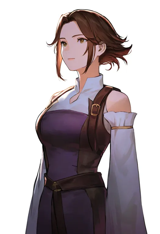 masterpiece, best quality, newest, absurdres, highres, safe, octopath_traveler_ii, solo, simple_background — by k3scat, made with ComfyUI