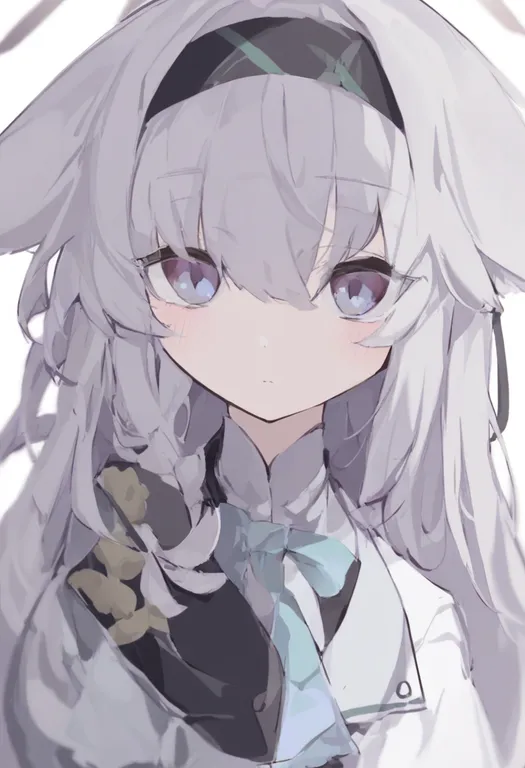 masterpiece, best quality, general, light blush, 1girl, solo, simple background — by k3scat, made with ComfyUI