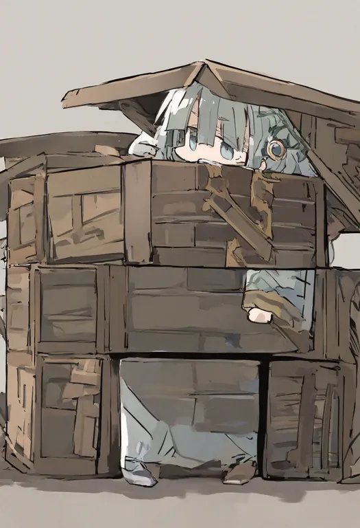 masterpiece, best quality, general, crate, 1girl, solo, simple background — by k3scat, made with ComfyUI