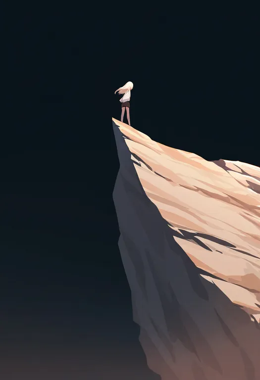 masterpiece, best quality, newest, absurdres, highres, safe, boulder, 1girl, solo, simple_background — by k3scat, made with ComfyUI