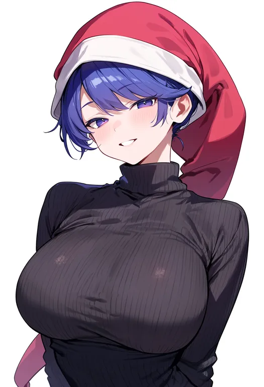 masterpiece, best quality, score_7, safe, doremy sweet, solo, upper body, simple background — by k3scat, made with ComfyUI