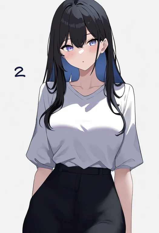 masterpiece, best quality, newest, absurdres, highres, safe, countdown, 1girl, solo, simple_background — by k3scat, made with ComfyUI