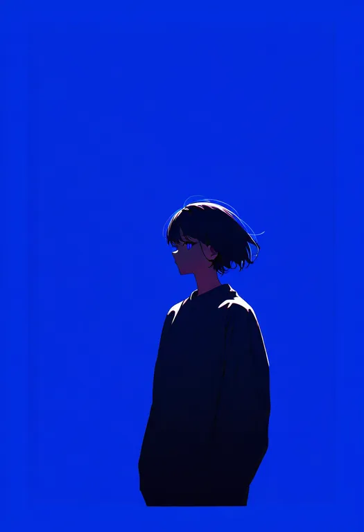 masterpiece, best quality, newest, absurdres, highres, safe, blue_border, 1girl, solo, simple_background — by k3scat, made with ComfyUI