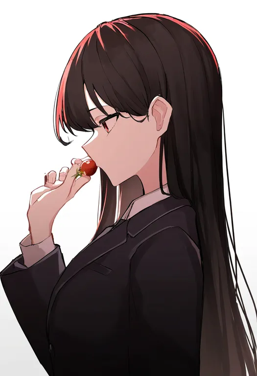 masterpiece, best quality, newest, absurdres, highres, safe, nagaimo_(food), 1girl, solo, upper_body, simple_background — by k3scat, made with ComfyUI