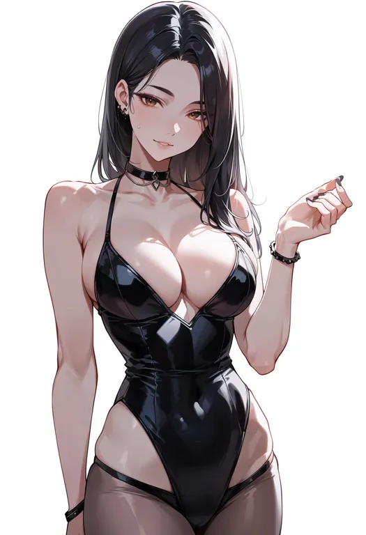 masterpiece, best quality, score_7, safe, snk, solo, simple background — by k3scat, made with ComfyUI
