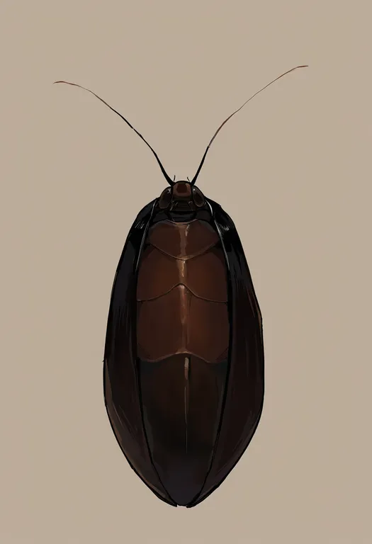 masterpiece, best quality, newest, absurdres, highres, safe, cockroach, 1girl, solo, simple_background — by k3scat, made with ComfyUI