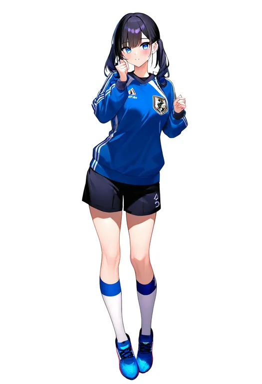 masterpiece, best quality, newest, absurdres, highres, safe, major_league_soccer, solo, full_body, simple_background — by k3scat, made with ComfyUI