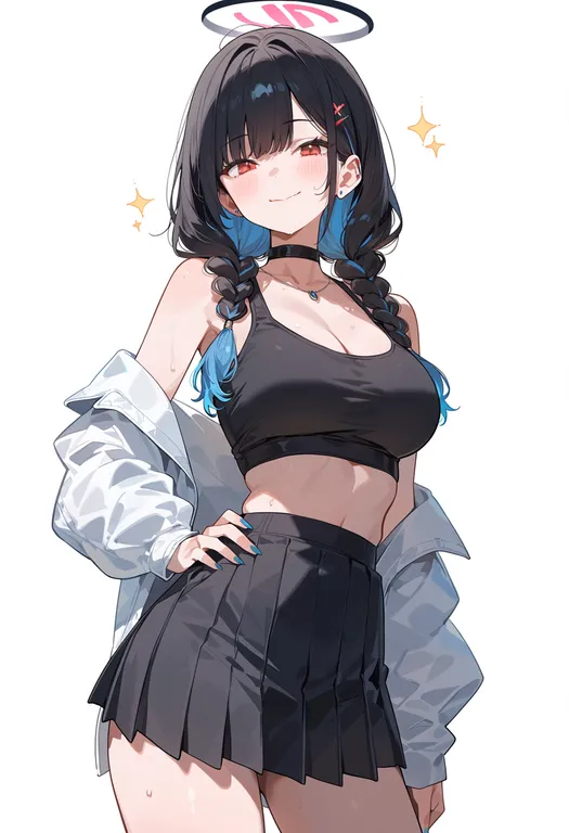 masterpiece, best quality, score_7, safe, shimaidon, 1girl, solo, simple background — by k3scat, made with ComfyUI