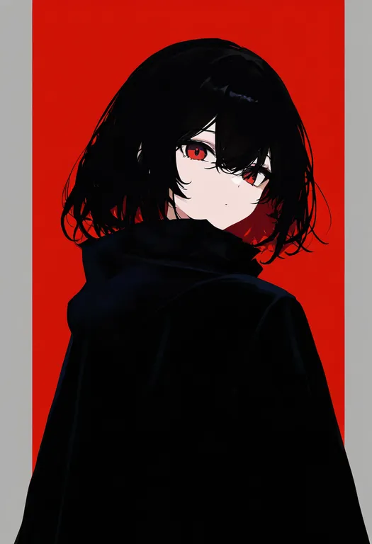 masterpiece, best quality, newest, absurdres, highres, safe, juban, 1girl, solo, simple_background — by k3scat, made with ComfyUI