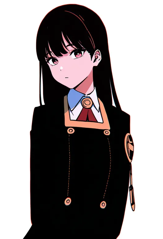 masterpiece, best quality, newest, absurdres, highres, safe, eden_academy_school_uniform, 1girl, solo, simple_background — by k3scat, made with ComfyUI
