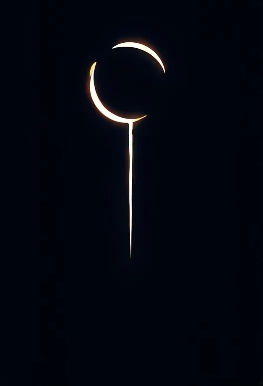 masterpiece, best quality, newest, absurdres, highres, safe, crescent_moon, 1girl, solo, simple_background — by k3scat, made with ComfyUI