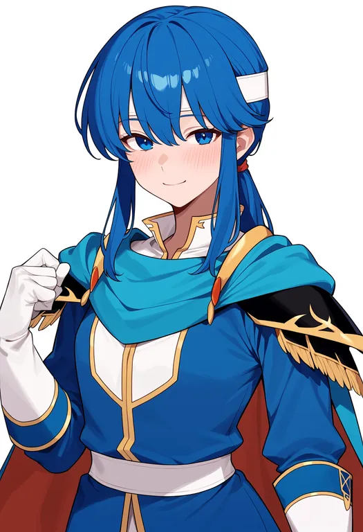 masterpiece, best quality, score_7, safe, seliph (fire emblem), fire emblem, solo, upper body, simple background — by k3scat, made with ComfyUI