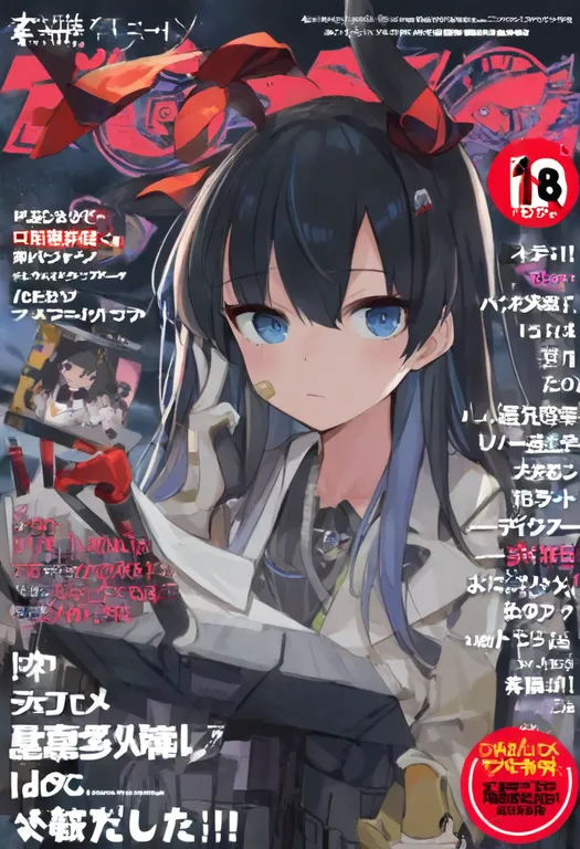 masterpiece, best quality, general, magazine cover, 1girl, solo — by k3scat, made with ComfyUI