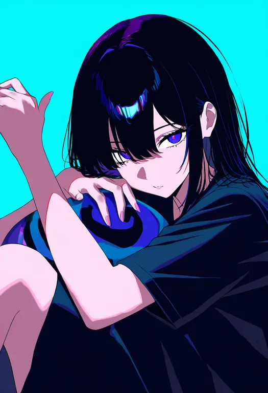 masterpiece, best quality, newest, absurdres, highres, safe, fuji_television, solo, simple_background — by k3scat, made with ComfyUI