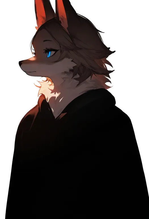 masterpiece, best quality, newest, absurdres, highres, safe, neck_fur, 1girl, solo, simple_background — by k3scat, made with ComfyUI