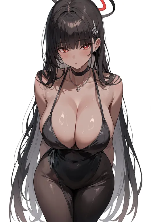 masterpiece, best quality, score_7, safe, type-moon, solo, simple background — by k3scat, made with ComfyUI