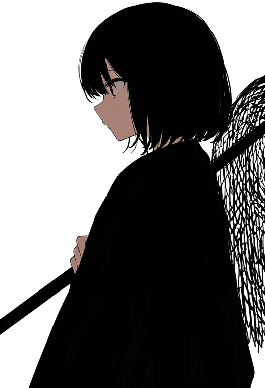 masterpiece, best quality, newest, absurdres, highres, safe, hand_net, 1girl, solo, simple_background — by k3scat, made with ComfyUI