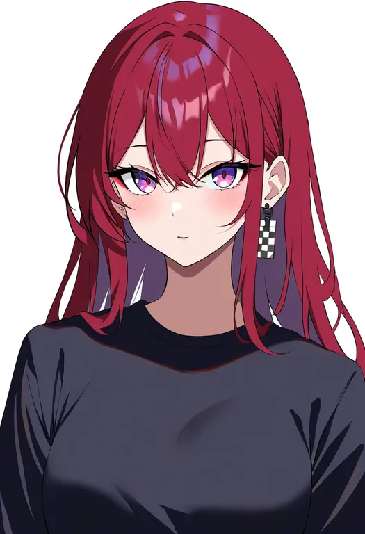 masterpiece, best quality, newest, absurdres, highres, safe, checkers_and_rally's, solo, upper_body, simple_background — by k3scat, made with ComfyUI