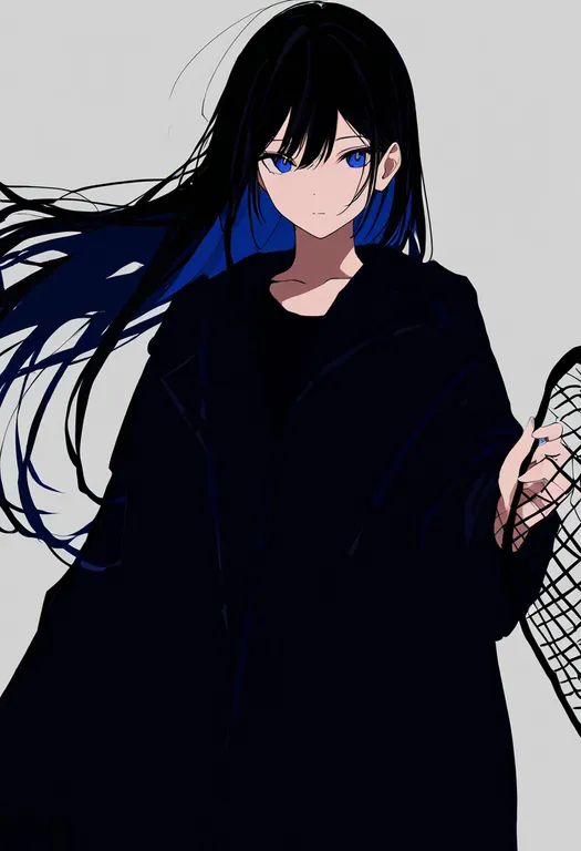 masterpiece, best quality, newest, absurdres, highres, safe, net, 1girl, solo, simple_background — by k3scat, made with ComfyUI