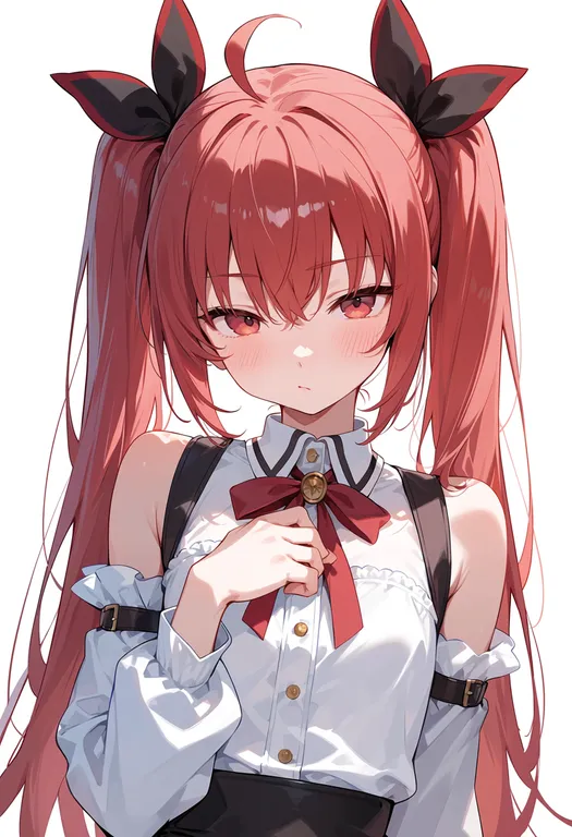 masterpiece, best quality, score_7, safe, itsuka kotori, solo, upper body, simple background — by k3scat, made with ComfyUI