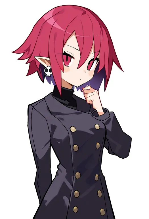 masterpiece, best quality, newest, absurdres, highres, safe, makai_senki_disgaea, solo, simple_background — by k3scat, made with ComfyUI