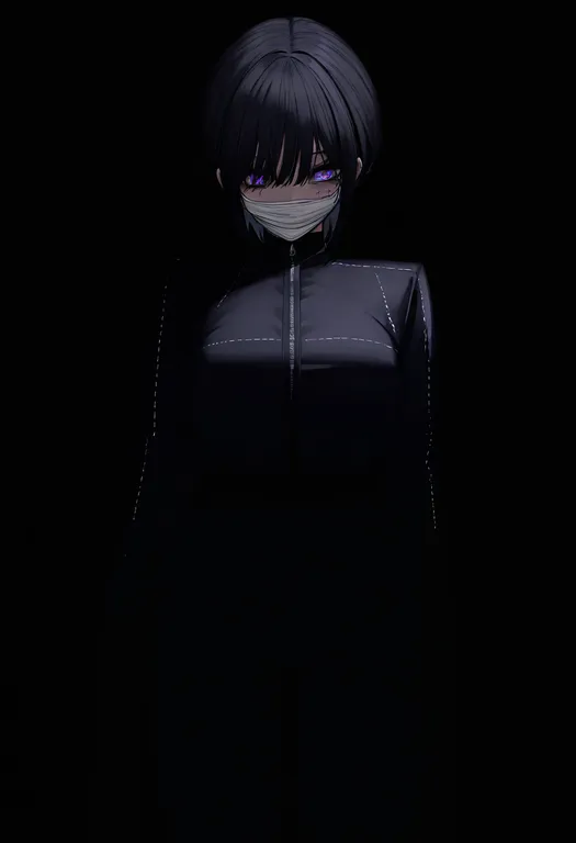 masterpiece, best quality, newest, absurdres, highres, safe, stitches, 1girl, solo, simple_background — by k3scat, made with ComfyUI