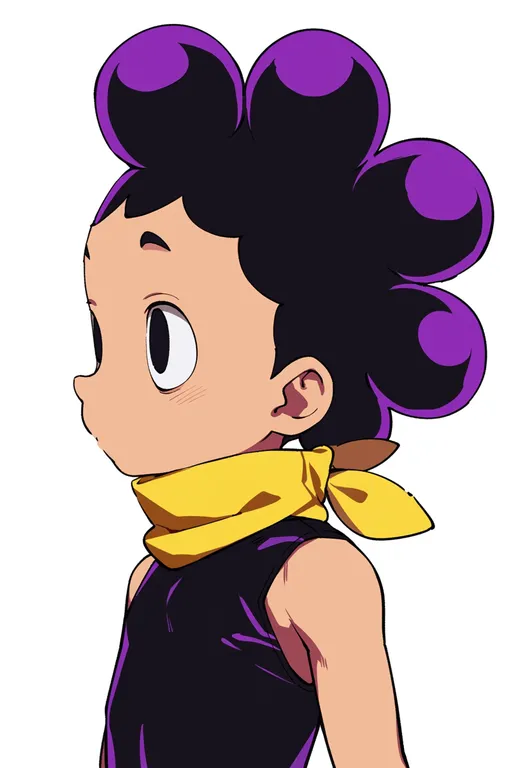 masterpiece, best quality, score_7, safe, mineta minoru, solo, upper body, simple background — by k3scat, made with ComfyUI