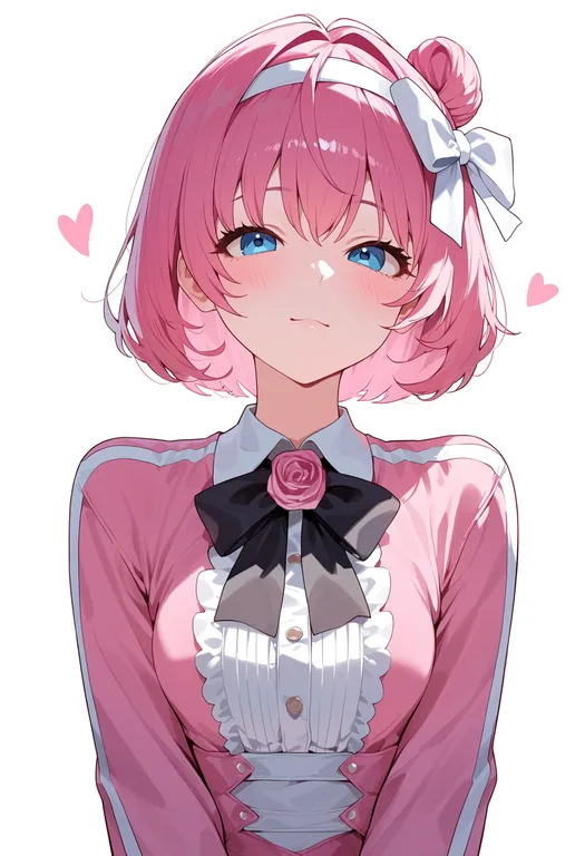 masterpiece, best quality, score_7, safe, dorothy (nikke), solo, upper body, simple background — by k3scat, made with ComfyUI