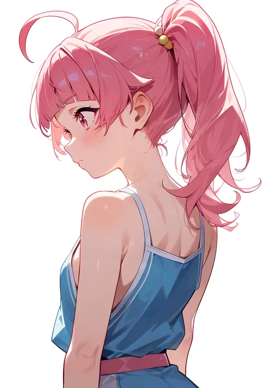 masterpiece, best quality, score_7, safe, hoshina hikaru, solo, upper body, simple background — by k3scat, made with ComfyUI