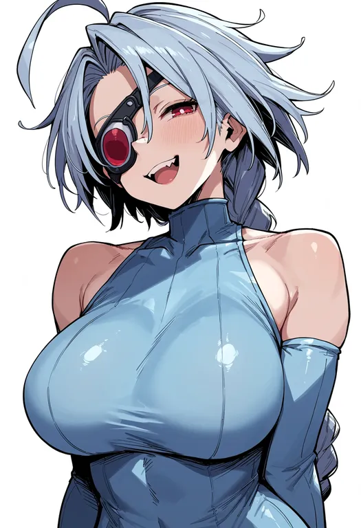 masterpiece, best quality, score_7, safe, nu-13, solo, upper body, simple background — by k3scat, made with ComfyUI
