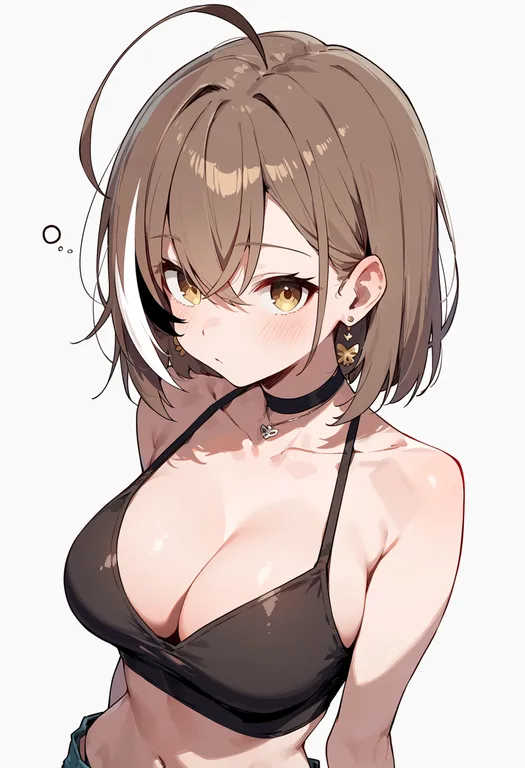 masterpiece, best quality, score_7, safe, nanashi mumei (casual), solo, upper body, simple background — by k3scat, made with ComfyUI