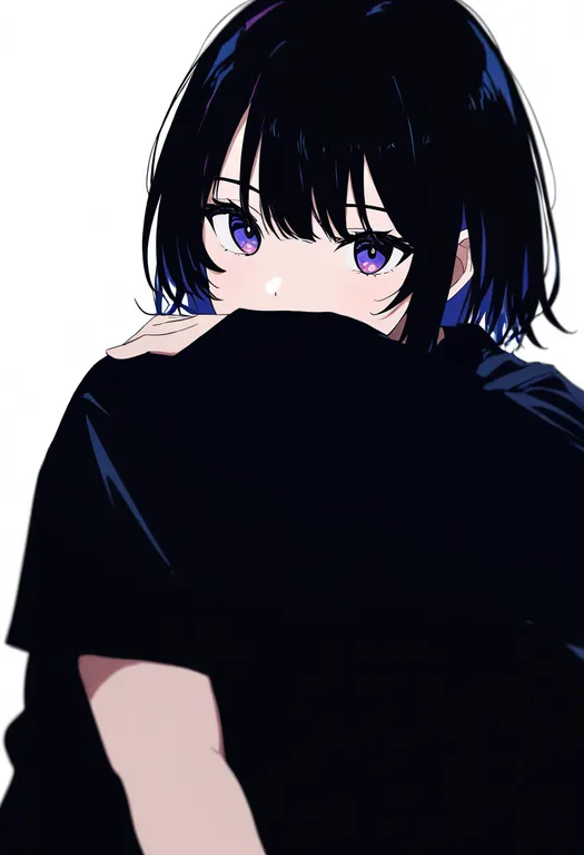 masterpiece, best quality, newest, absurdres, highres, safe, elbow_on_knee, 1girl, solo, simple_background — by k3scat, made with ComfyUI