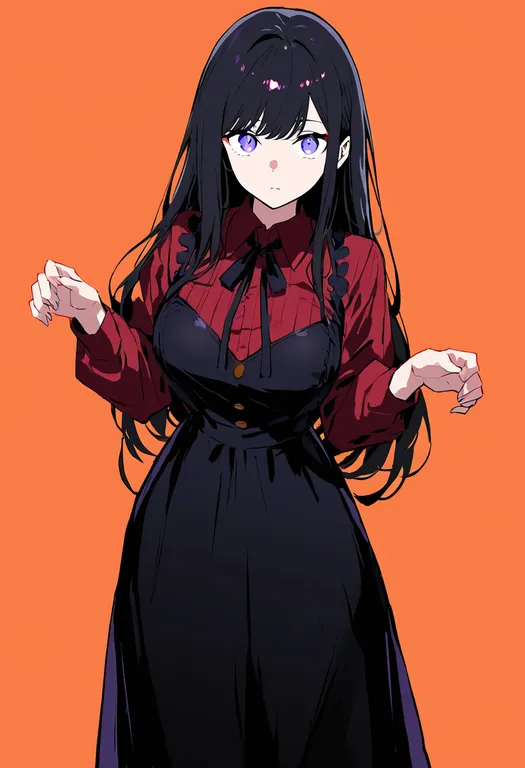 masterpiece, best quality, newest, absurdres, highres, safe, halloween_costume, 1girl, solo, simple_background — by k3scat, made with ComfyUI