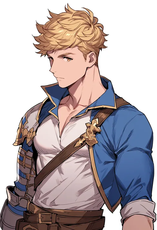 masterpiece, best quality, score_7, safe, vane (granblue fantasy), granblue fantasy, solo, upper body, simple background — by k3scat, made with ComfyUI