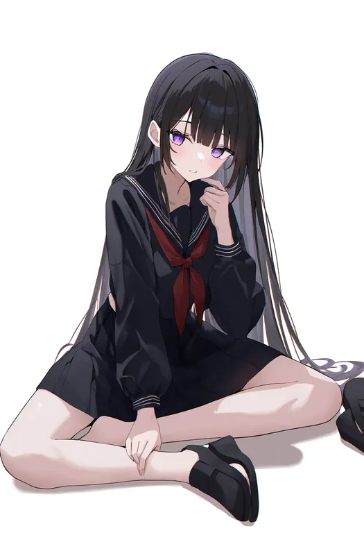 masterpiece, best quality, newest, absurdres, highres, safe, unworn_sandals, 1girl, solo, simple_background — by k3scat, made with ComfyUI