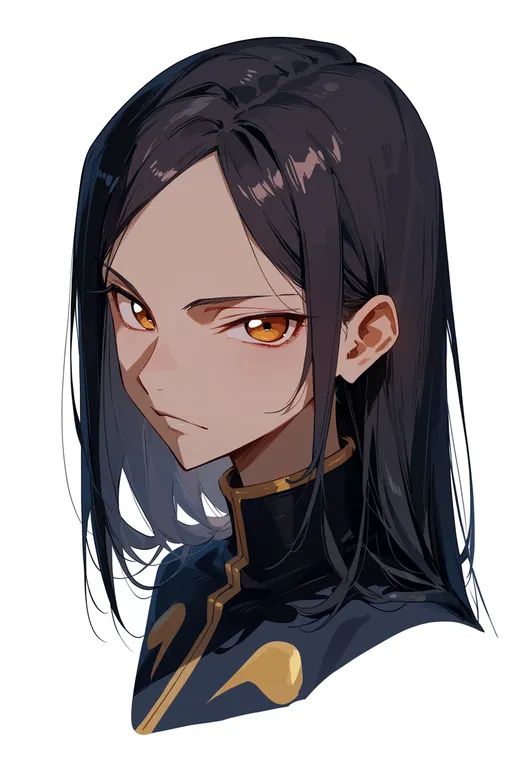 masterpiece, best quality, score_7, safe, code geass, solo, portrait, simple background — by k3scat, made with ComfyUI