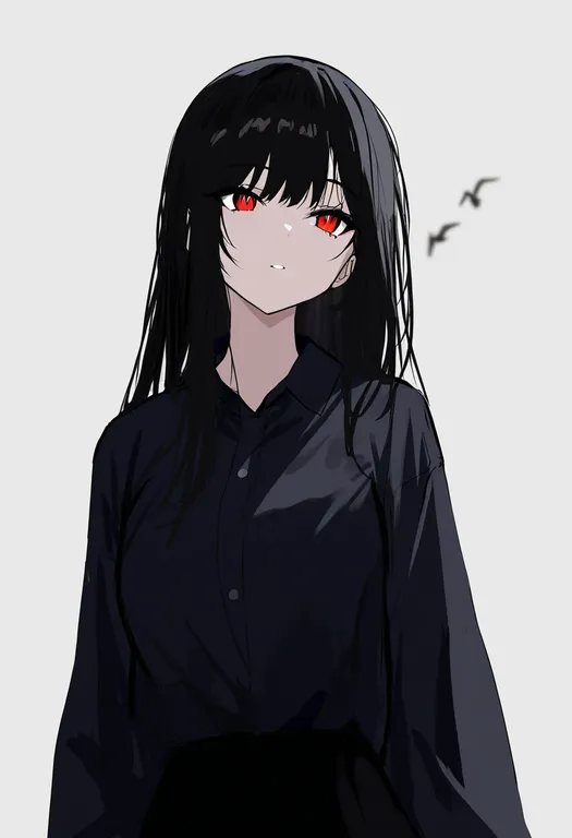 masterpiece, best quality, newest, absurdres, highres, safe, bird_on_arm, 1girl, solo, simple_background — by k3scat, made with ComfyUI