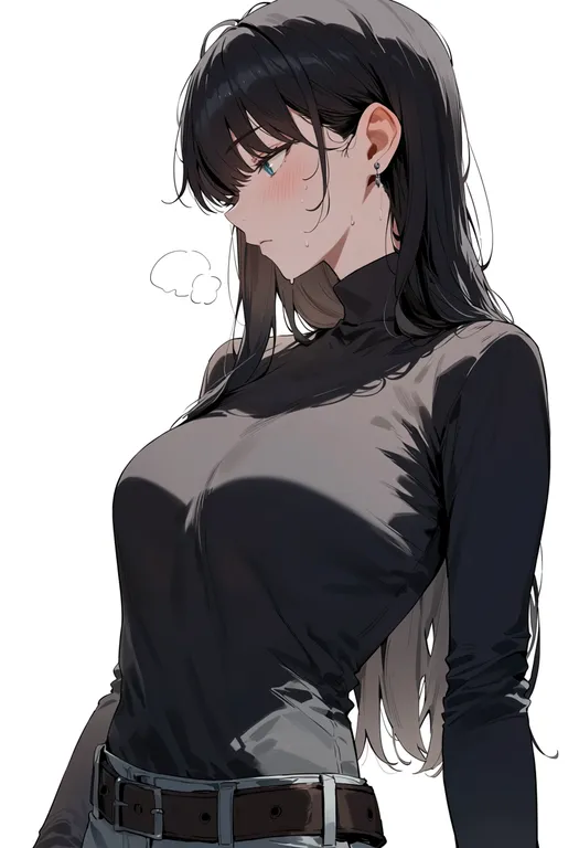 masterpiece, best quality, score_7, safe, kazami yuuji, solo, upper body, simple background — by k3scat, made with ComfyUI