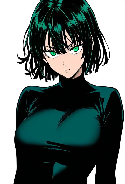 masterpiece, best quality, newest, absurdres, highres, safe, fubuki_(one-punch_man), one-punch_man, solo, upper_body… — by k3scat, made with ComfyUI