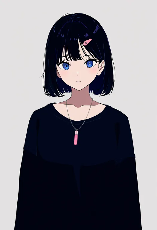 masterpiece, best quality, newest, absurdres, highres, safe, magnet, 1girl, solo, simple_background — by k3scat, made with ComfyUI