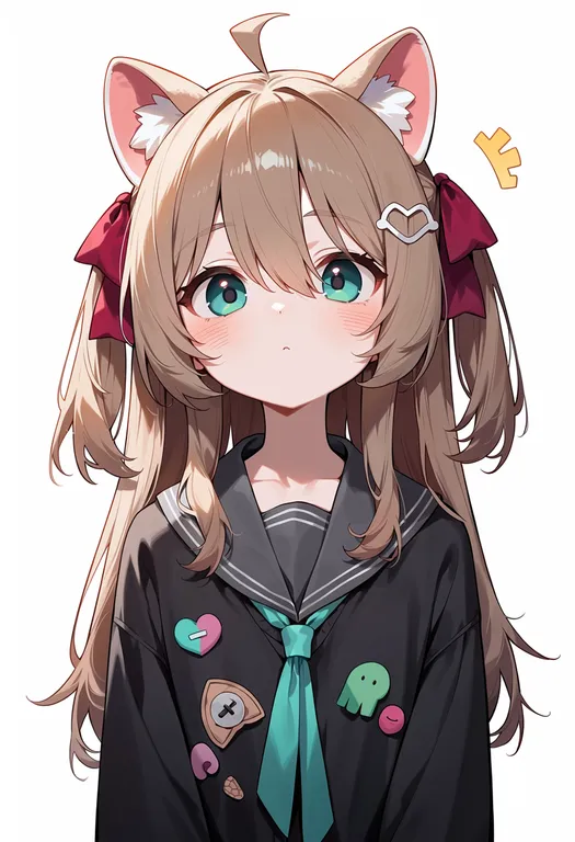 masterpiece, best quality, score_7, safe, neuro-sama, solo, upper body, simple background — by k3scat, made with ComfyUI