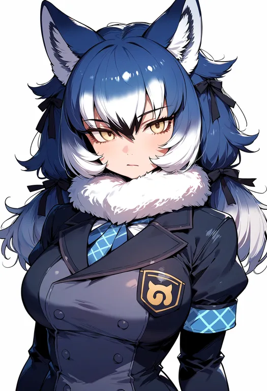 masterpiece, best quality, score_7, safe, dire wolf (kemono friends), kemono friends, solo, upper body… — by k3scat, made with ComfyUI