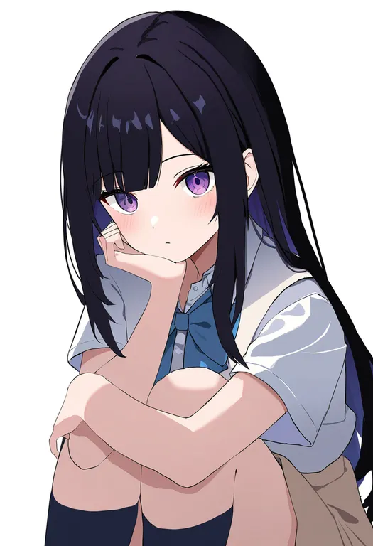 masterpiece, best quality, newest, absurdres, highres, safe, ashigaya_high_school_uniform, 1girl, solo… — by k3scat, made with ComfyUI